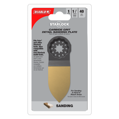 Diablo DOS40CGSF 1-1/4" 40-Grit Starlock Oscillating Sanding Plate