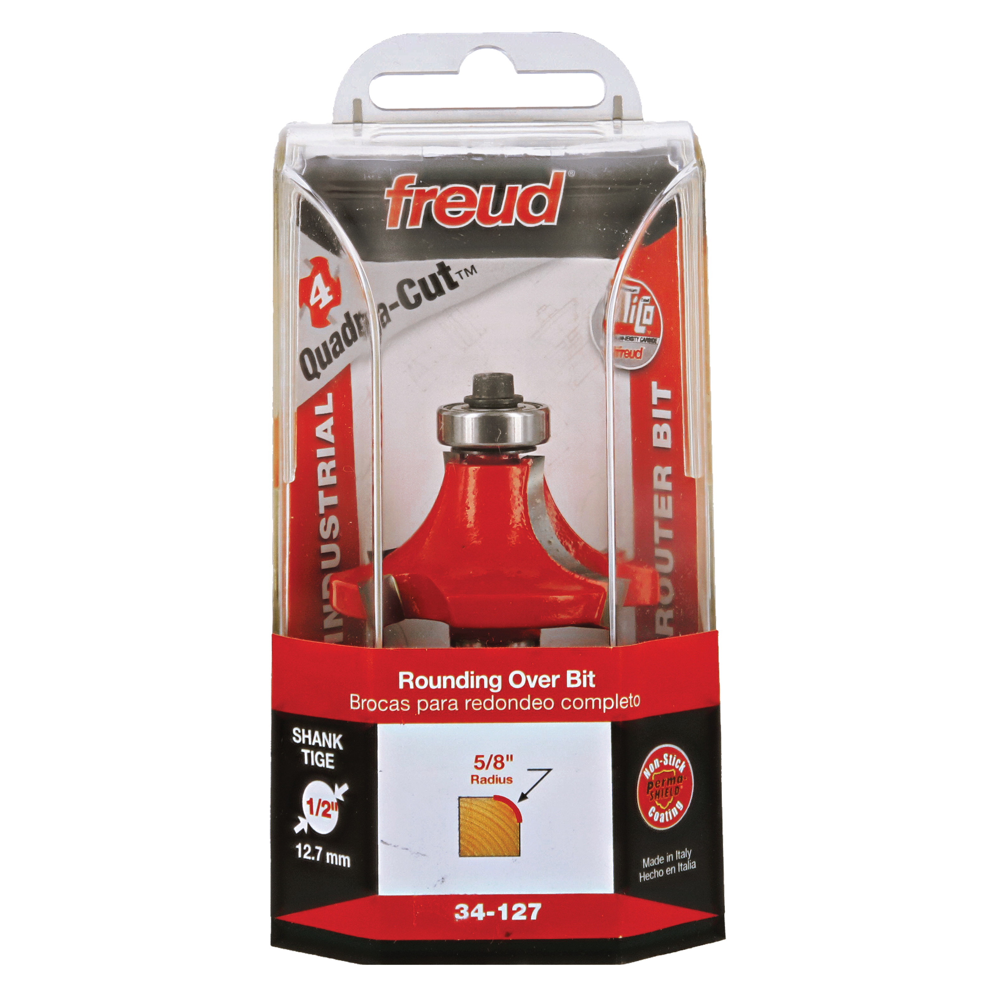 Freud 34-127 5/8" Radius Rounding Over Bit (Quadra-Cut)