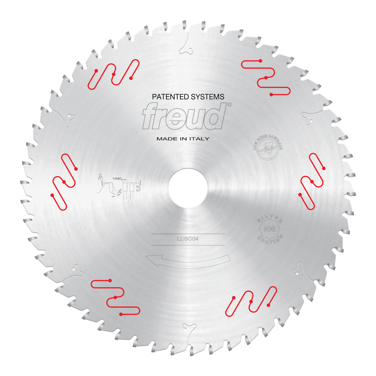 Freud LU5C04 250mm Medium to Thick Aluminum & Non-Ferrous Blades with or without Mechanical Clamping