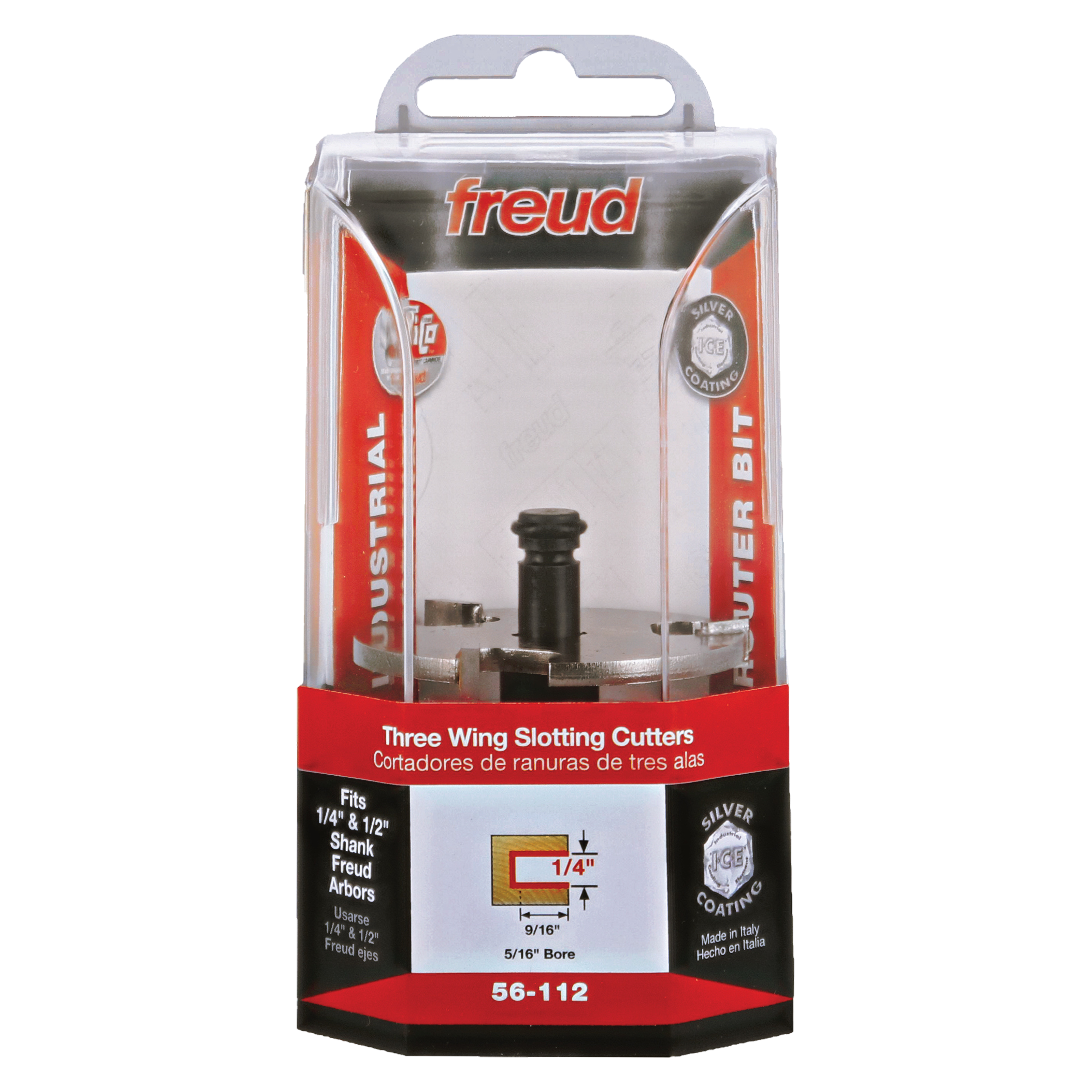 Freud 56-112 1/4" Slot Three Wing Slotting Cutter