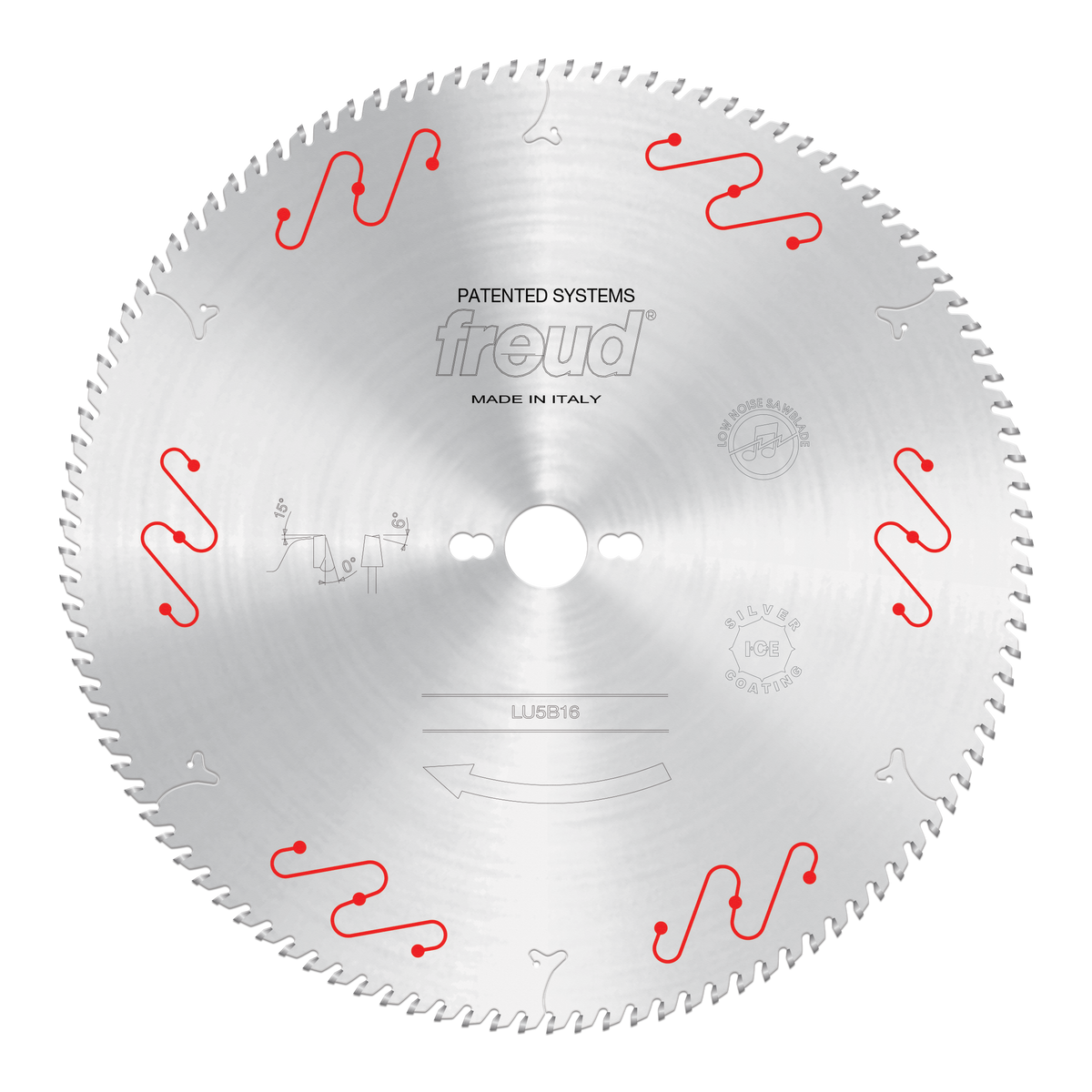 Freud LU5B16 350mm Thin to Medium Aluminum & Non Ferrous Blades with Mechanical Clamping