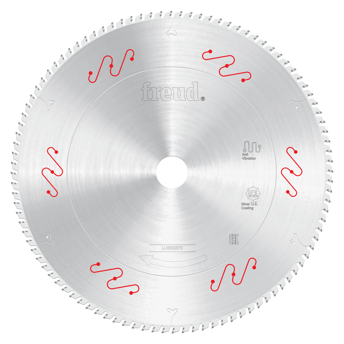 Freud LU5E0370 10" Carbide Tipped Saw Blade for Crosscutting