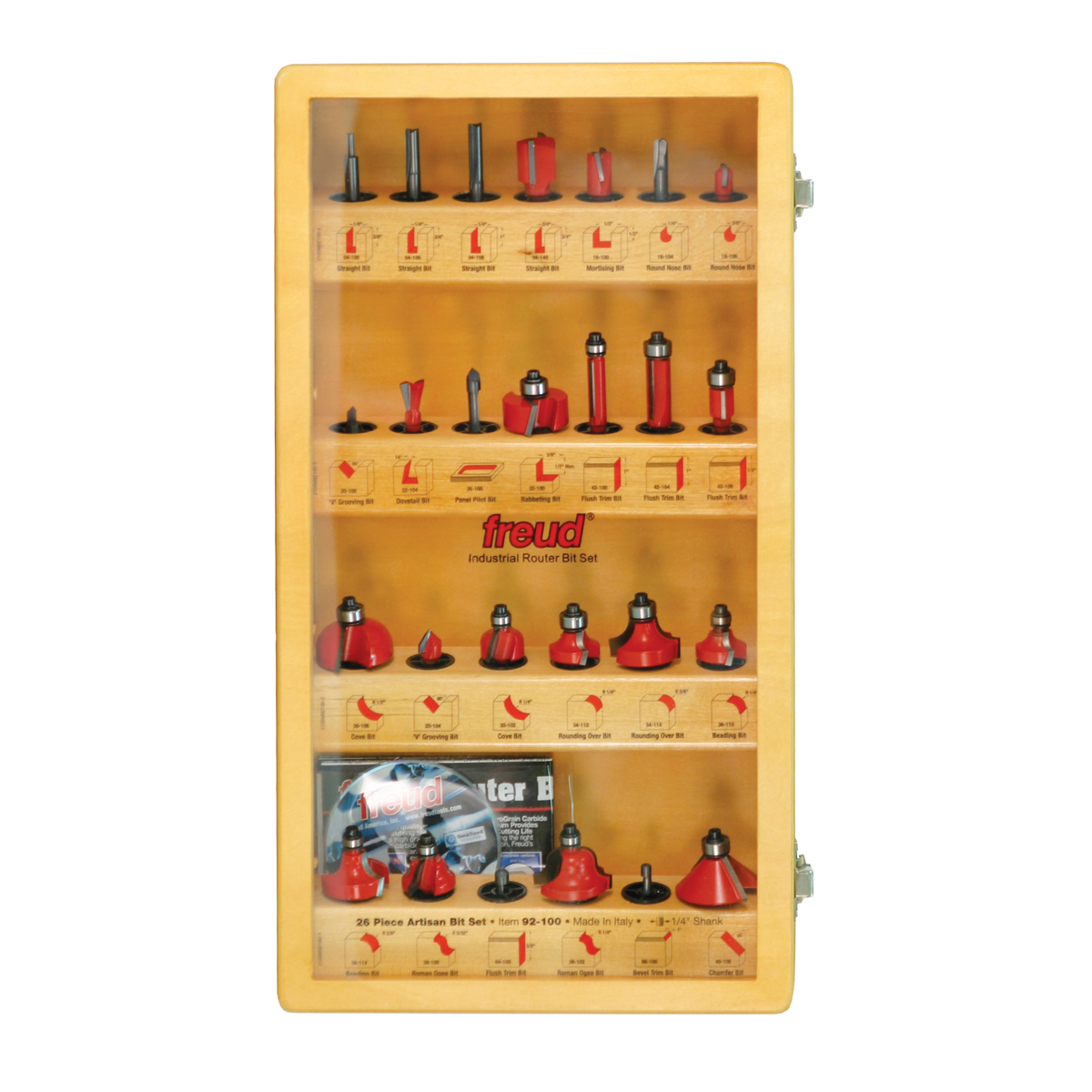 Freud 92-100 26 Piece Artisan Bit Set
