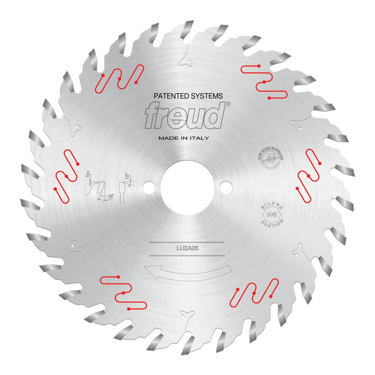 Freud LU2A05 180mm Carbide Tipped Blade for Ripping & Crosscutting