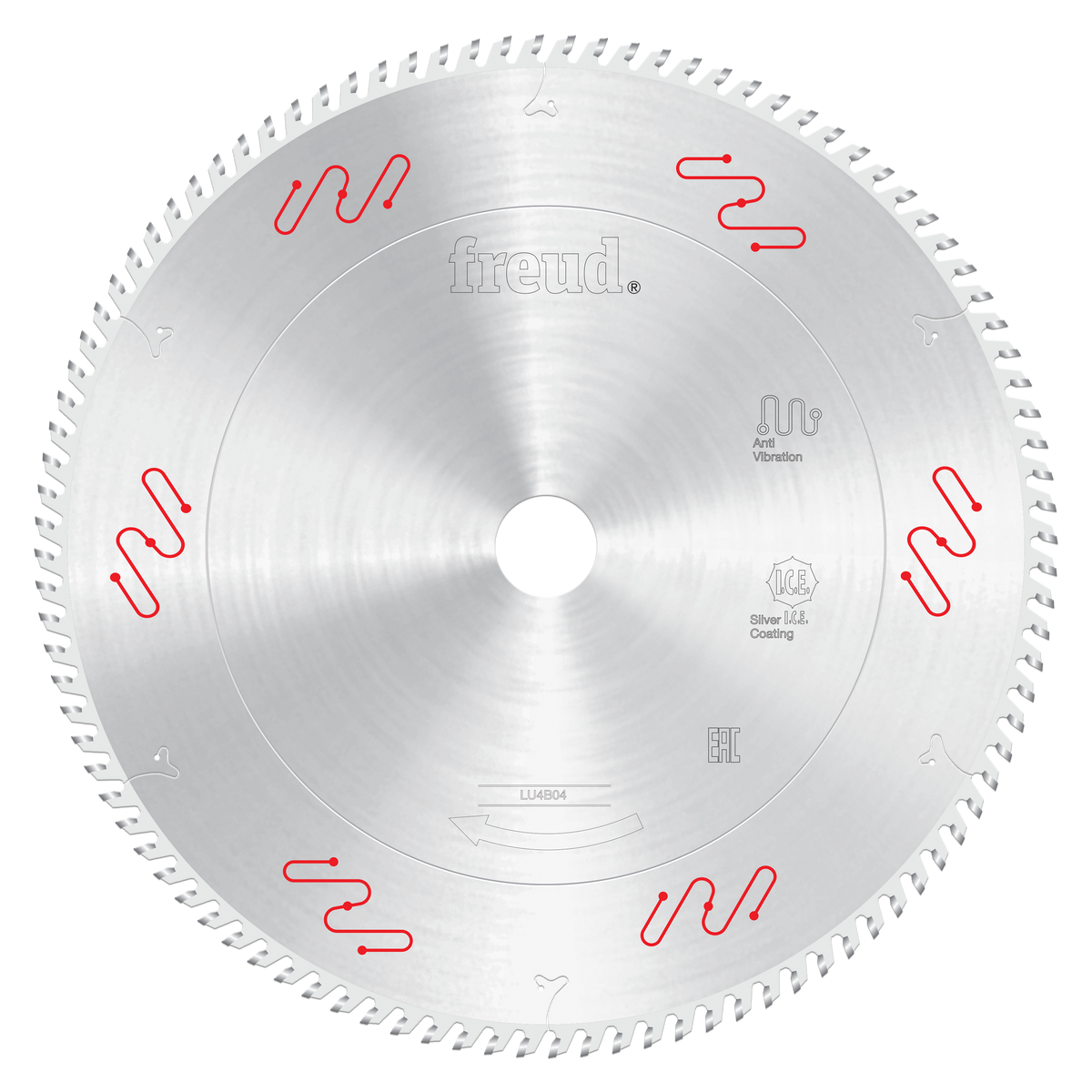 Freud LU4B04 255mm Ultra-Thin Kerf Plastics & Plexiglass Blades for Fine Finish