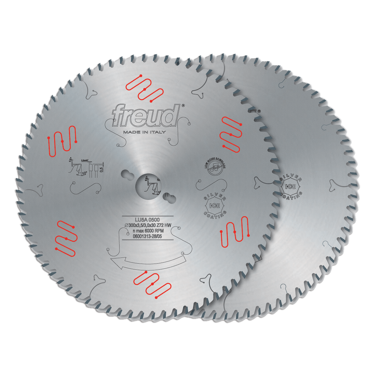 Freud LU5A05 300mm Medium to Thick Aluminum & Non-Ferrous Blades with Mechanical Clamping