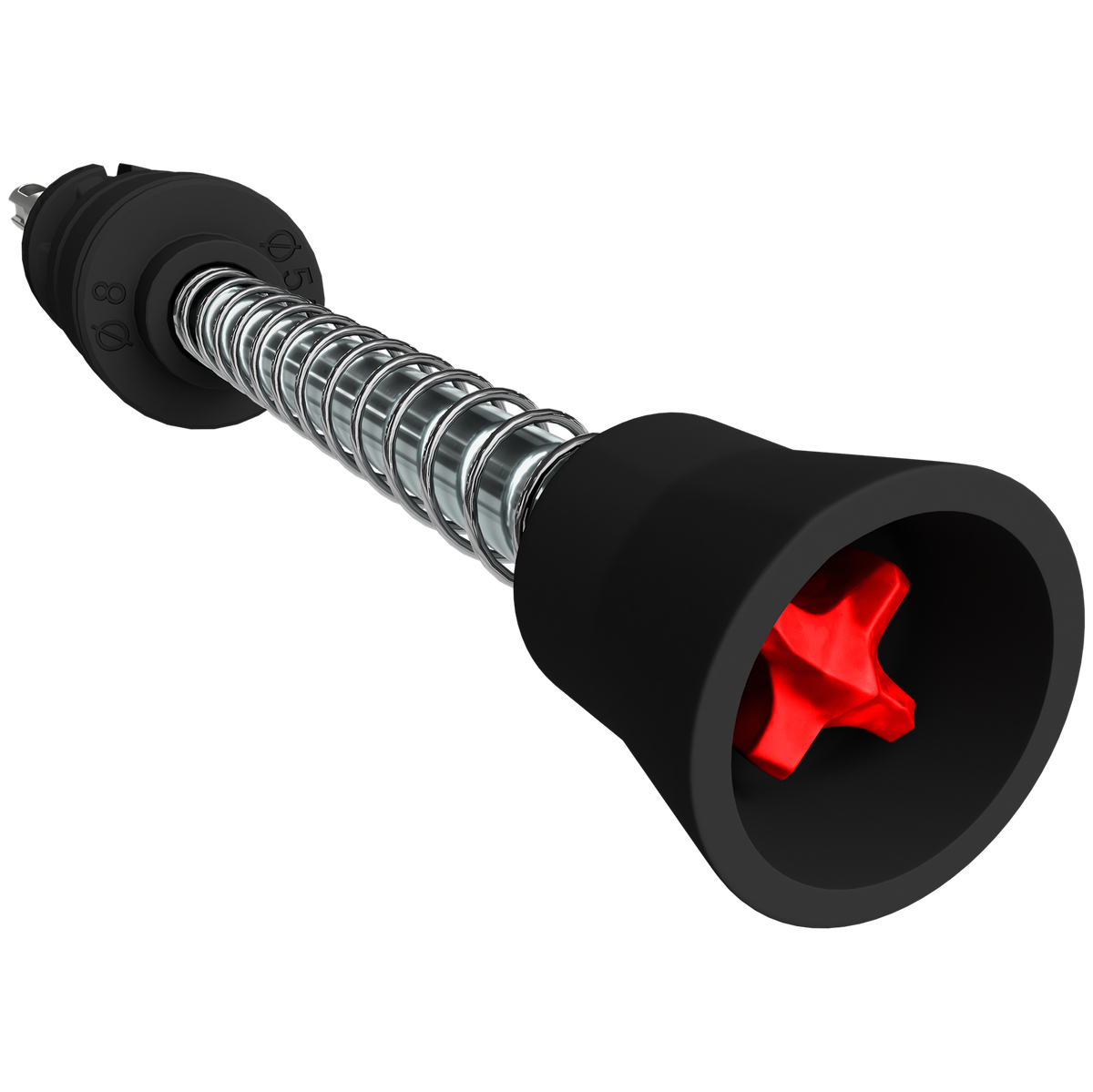 Diablo DMAPLA4420 3/8" x 4" x 9" AMPED™ Rebar Demon™ SDS-Plus 4-Cutter Full Carbide Head Dust Extraction Hammer Drill Bit