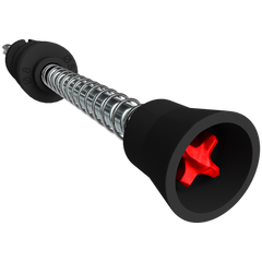 Diablo DMAPLA4420 3/8" x 4" x 9" AMPED™ Rebar Demon™ SDS-Plus 4-Cutter Full Carbide Head Dust Extraction Hammer Drill Bit
