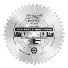 Freud LU91M008 8-1/2" Thin Kerf Sliding Compound Miter Saw Blade