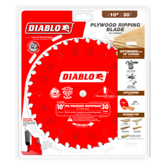 Diablo D1030X 10" x 30-Teeth Plywood Ripping Saw Blade