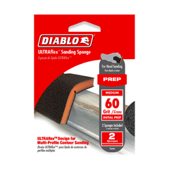 Diablo DFPFLEXMED02G 60-Grit ULTRAflex™ Sanding Sponges (2-Piece)