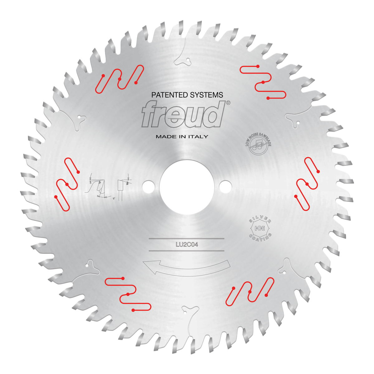 Freud LU2C04 180mm Carbide Tipped Blade for Crosscutting