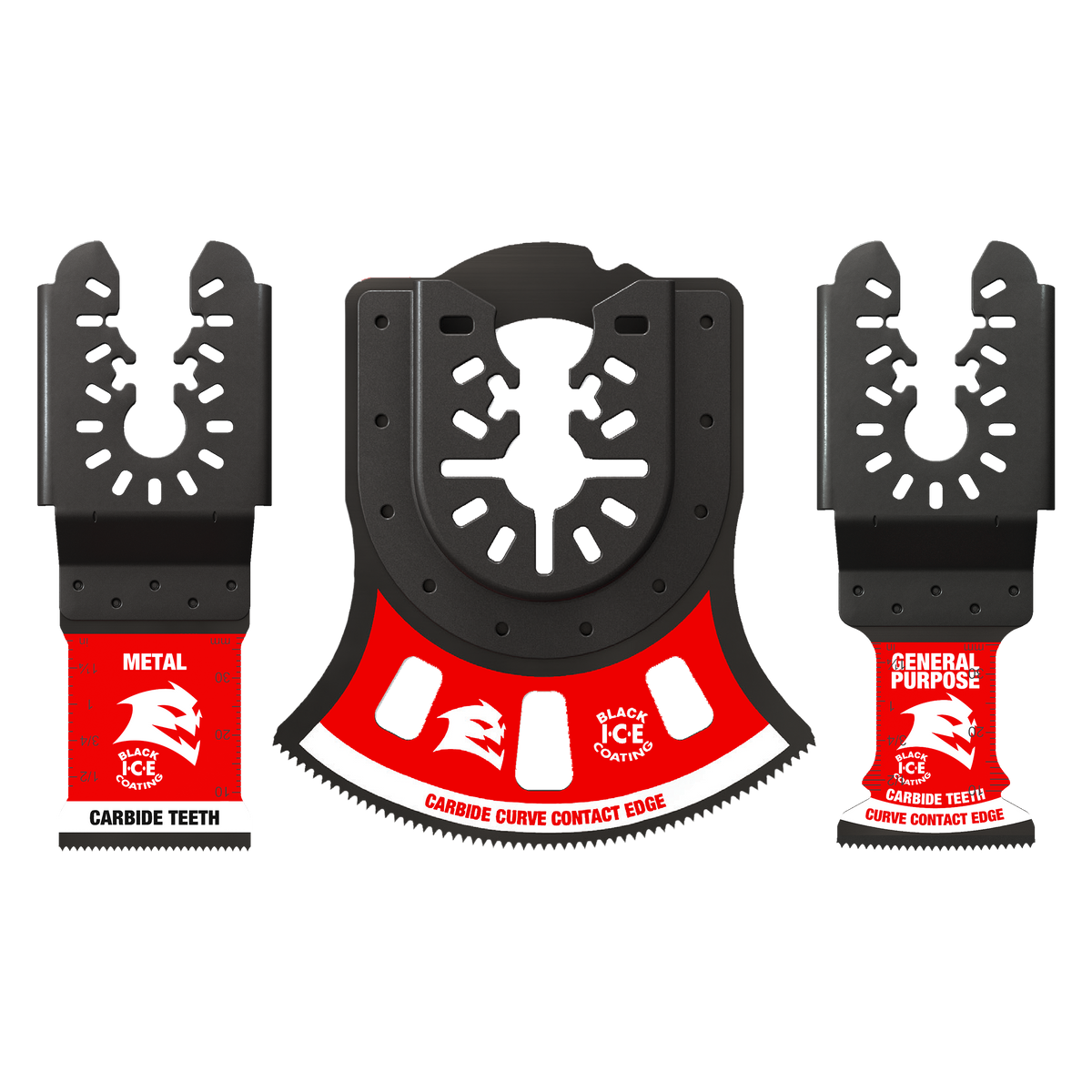 Diablo DOU3CS 3 pc Universal Fit Carbide Oscillating Blade Set (3-Piece)