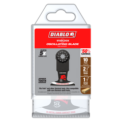 Diablo DOS250JBW10 2-1/2" Demo Demon™ Starlock Bi-Metal Oscillating Blades for Clean Wood (10-Pack)