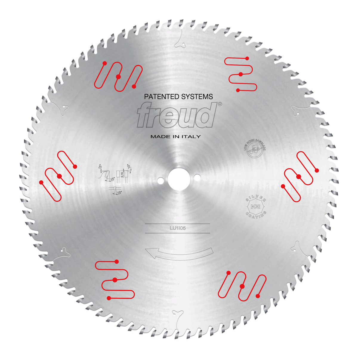 Freud LU1I05 275mm Carbide Tipped Blade for Crosscutting