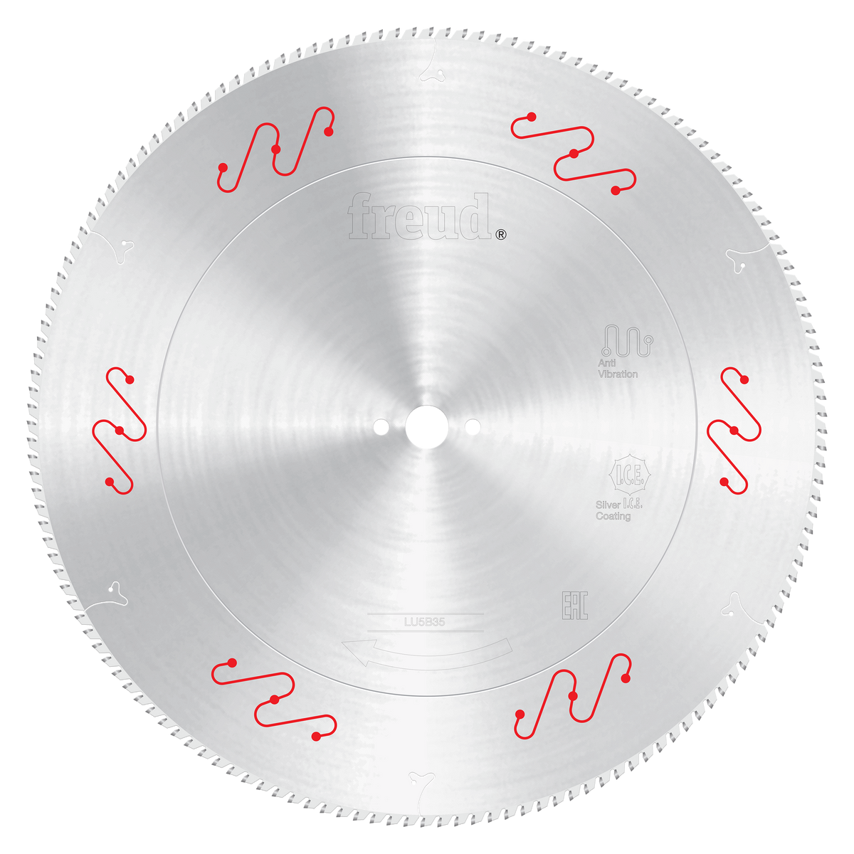 Freud LU5B3500 550mm Thin to Medium Aluminum & Non Ferrous Blades with Mechanical Clamping