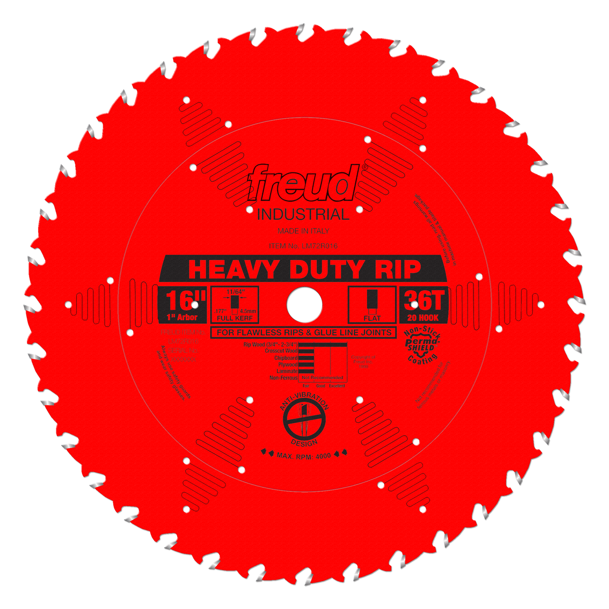 Freud LM72R016 16" Heavy-Duty Rip Blade