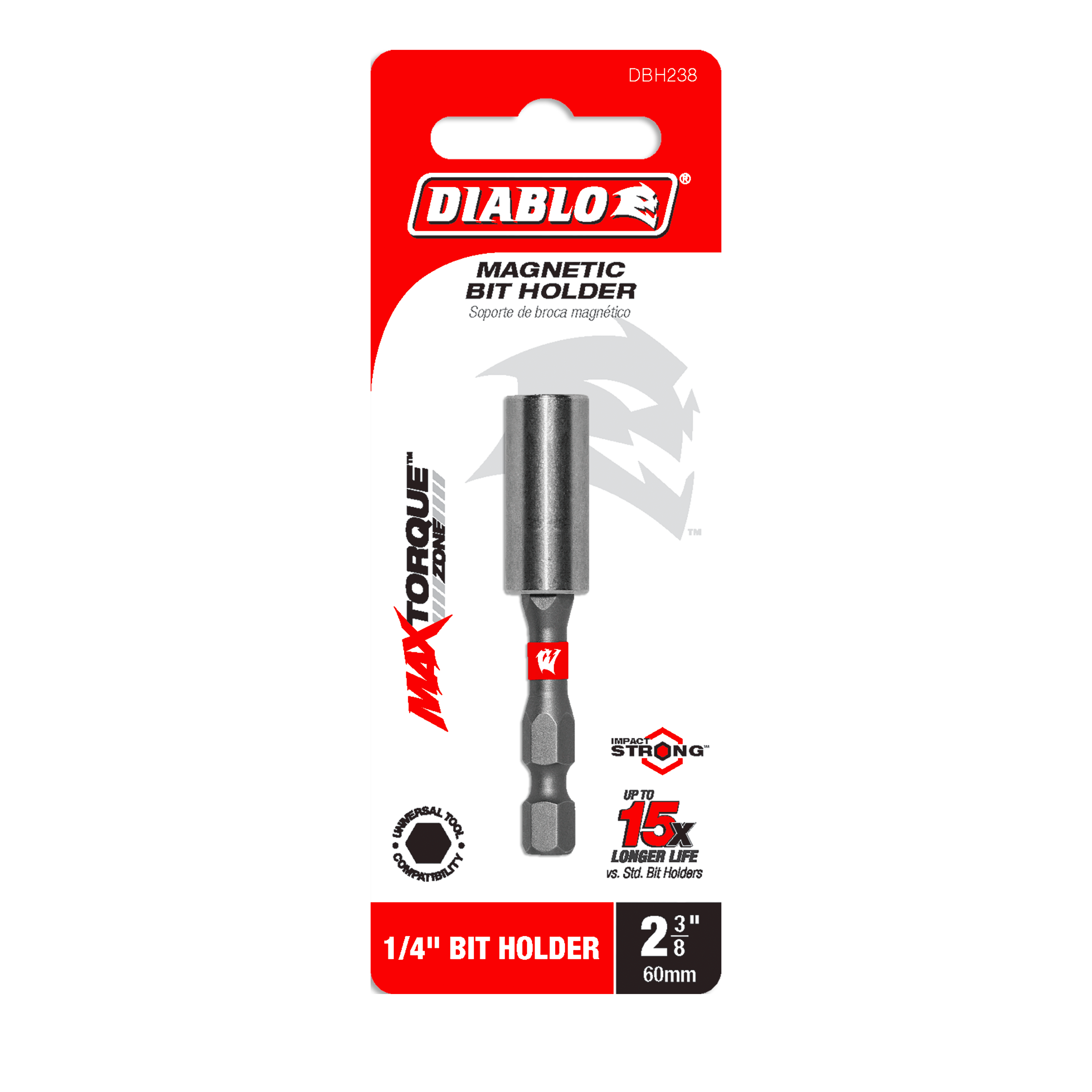 Diablo DBH238 2-3/8" Magnetic Drive Bit Holder