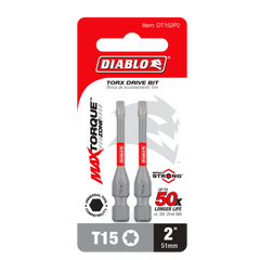 Diablo DT152P2 2" #15 Torx Drive Bit