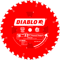 Diablo D1632X 16-5/16" x 32-Teeth General Purpose Saw Blade for Wood