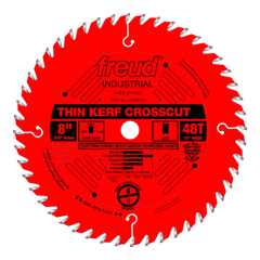 Freud LU88R008 8" Thin Kerf Fine Finish Crosscut Blade