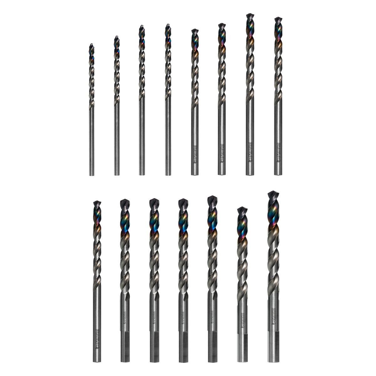 Diablo DMD-S15T 15 pc Metal Demon™ Drill Bits Set for Mild, Hardened and Stainless Steels