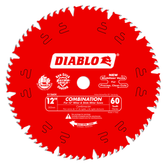 Diablo D1260X 12" x 60-Teeth Combination Saw Blade for Wood