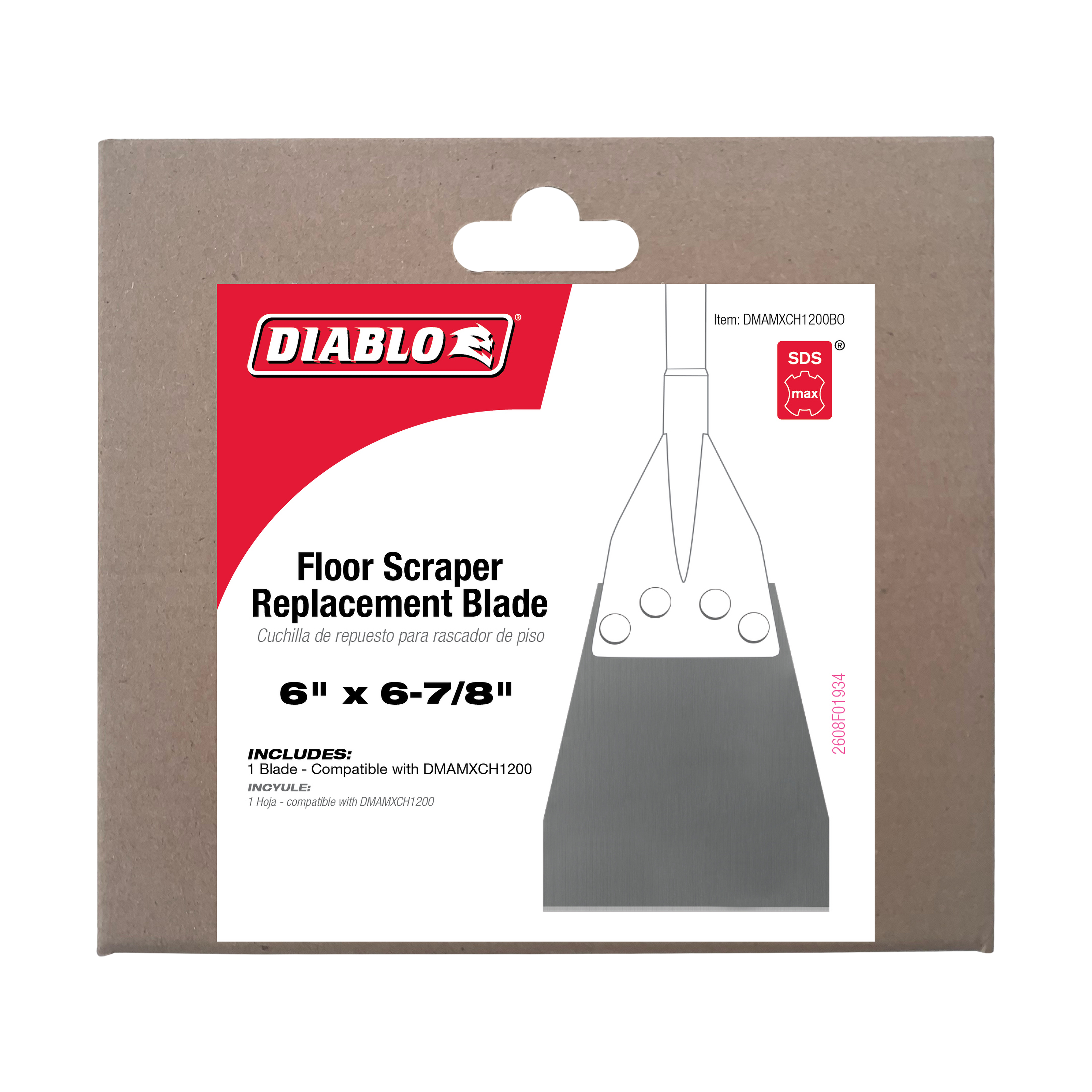 Diablo DMAMXCH1200BO SDS-Max Floor Scraper Replacement Blade (for DMAMXCH1200)
