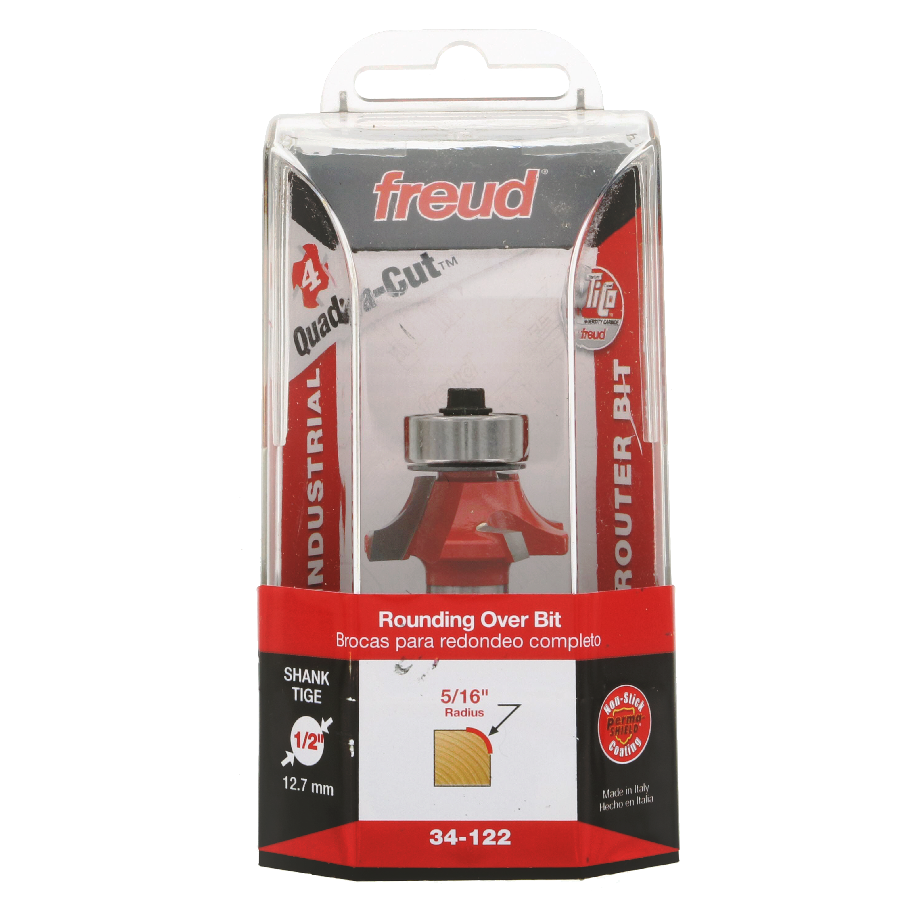 Freud 34-122 5/16" Radius Rounding Over Bit (Quadra-Cut)