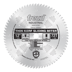 Freud LU91M012 12" Thin Kerf Sliding Compound Miter Saw Blade