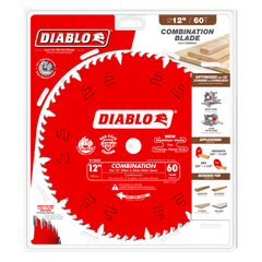 Diablo D1260X 12" x 60-Teeth Combination Saw Blade for Wood