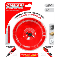 Diablo DHS4375 4-3/8" Bi-Metal Hole Saw