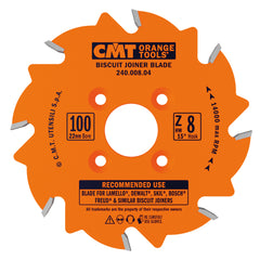 CMT 240.006.04 BISCUIT JOINER 4”x22mm  T=6