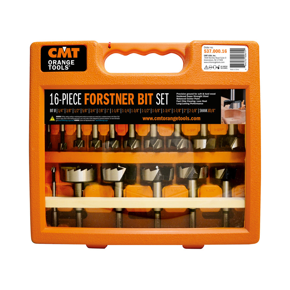 CMT 537.000.16 FORSTNER BIT SET S=3/8”  16-PCS  RH