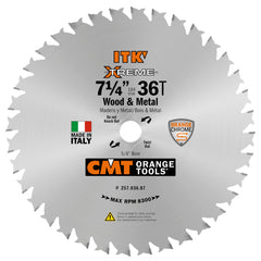 CMT 257.036.07 WOOD & METAL 7-1/4”x0.067”/0.049”x5/8”<>  T=36 MATB