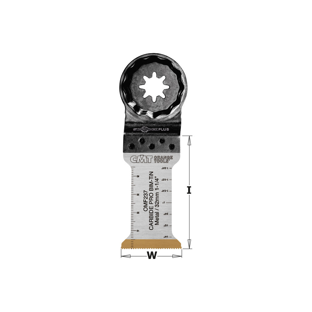 CMT OMF237-X1 1-1/4” COATING PLUNGE & FLUSH-CUT FOR METAL - BIM-TiN - SLP (1-PC.)