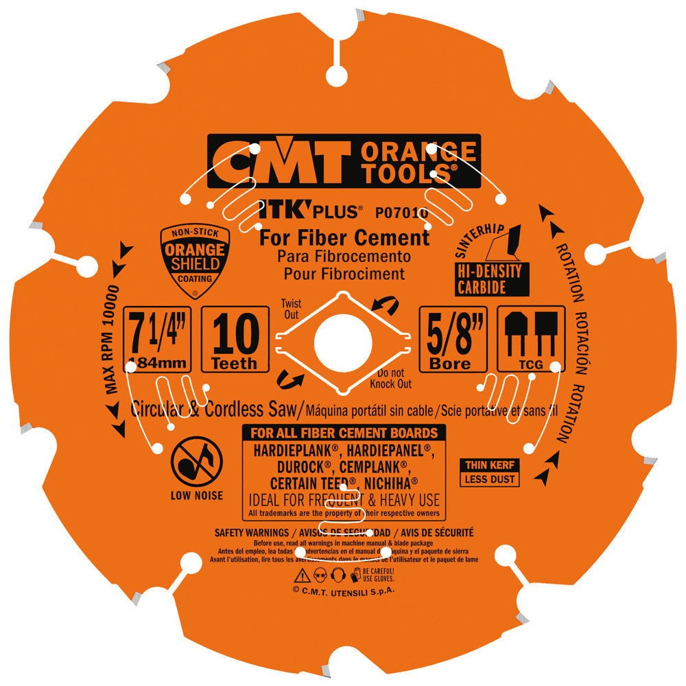 CMT P07010 ITK-PLUS® FIBER CEMENT PRODUCTS 7-1/4”x0.071”x0.055”x5/8”<>  T=10 TCG