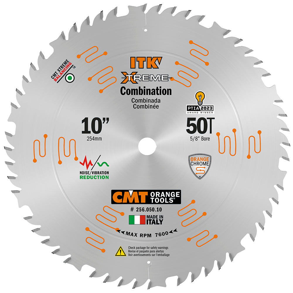 CMT 256.050.10 COMBINATION 10’’x0.102”/0.071”x5/8’’   T=50 ATB+FLAT