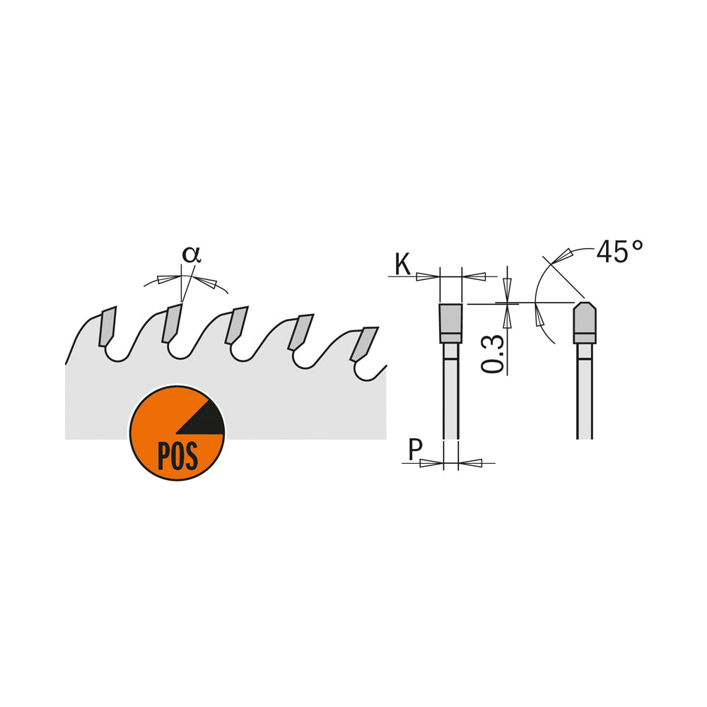 CMT 281.684.14M HEAVY-DUTY FINE FINISH 350x3.5/2.5x30mm  T=84 TCG