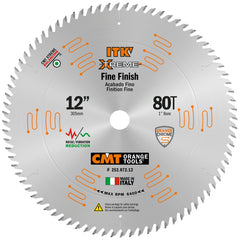 CMT 252.072.12 FINE FINISH 12”x0.118”/0.087x1’’  T=80 ATB