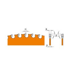 CMT 226.080.12 THIN - METAL & STEEL 12”x0.087”/0.071”x1’’  T=80 FWF