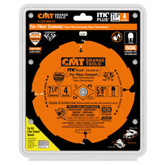 CMT 236.004.07 DIAMOND FOR FIBER CEMENT PRODUCTS 7-1/4’’x5/8” <> T=4 TCG