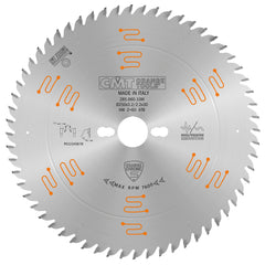CMT 285.660.10M FINE FINISH 250x0.126”/0.087”x30mm  T=60 ATB