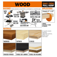 CMT 283.696.12 ULTRA FINISH - PLYWOOD & MELAMINE 12”x1”  T=96 Hi-ATB