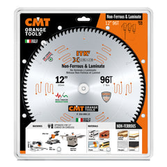 CMT 254.096.12 NON-FERROUS & MELAMINE 12’’x0.102”x1’’  T=96 TCG (-6° NEG)