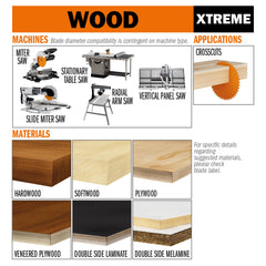 CMT 283.064.09M ULTRA FINISH - PLYWOOD & MELAMINE 220x30mm  T=64 Hi-ATB (-5° NEG)