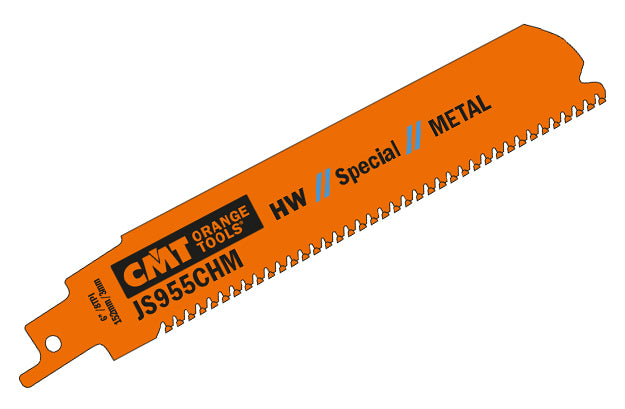 CMT JS956XHM-3 RECIPROCATING SAW BLADES for WOOD&METAL (CARBIDE) 6”x 6-8TPI  (3-PCS.)