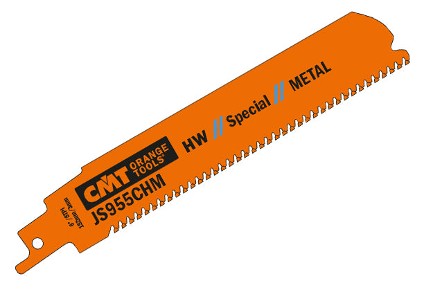 CMT JS955CHM-3 RECIPROCATING SAW BLADES for METAL (CARBIDE) 6”x 8TPI (3-PCS.)