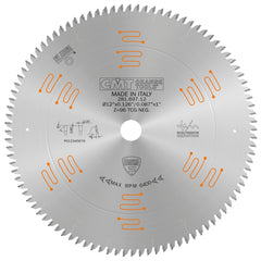 CMT 281.697.12 DOUBLE-SIDED - LAMINATE & MELAMINE 12”x1”  T=96 TCG (-3° NEG)