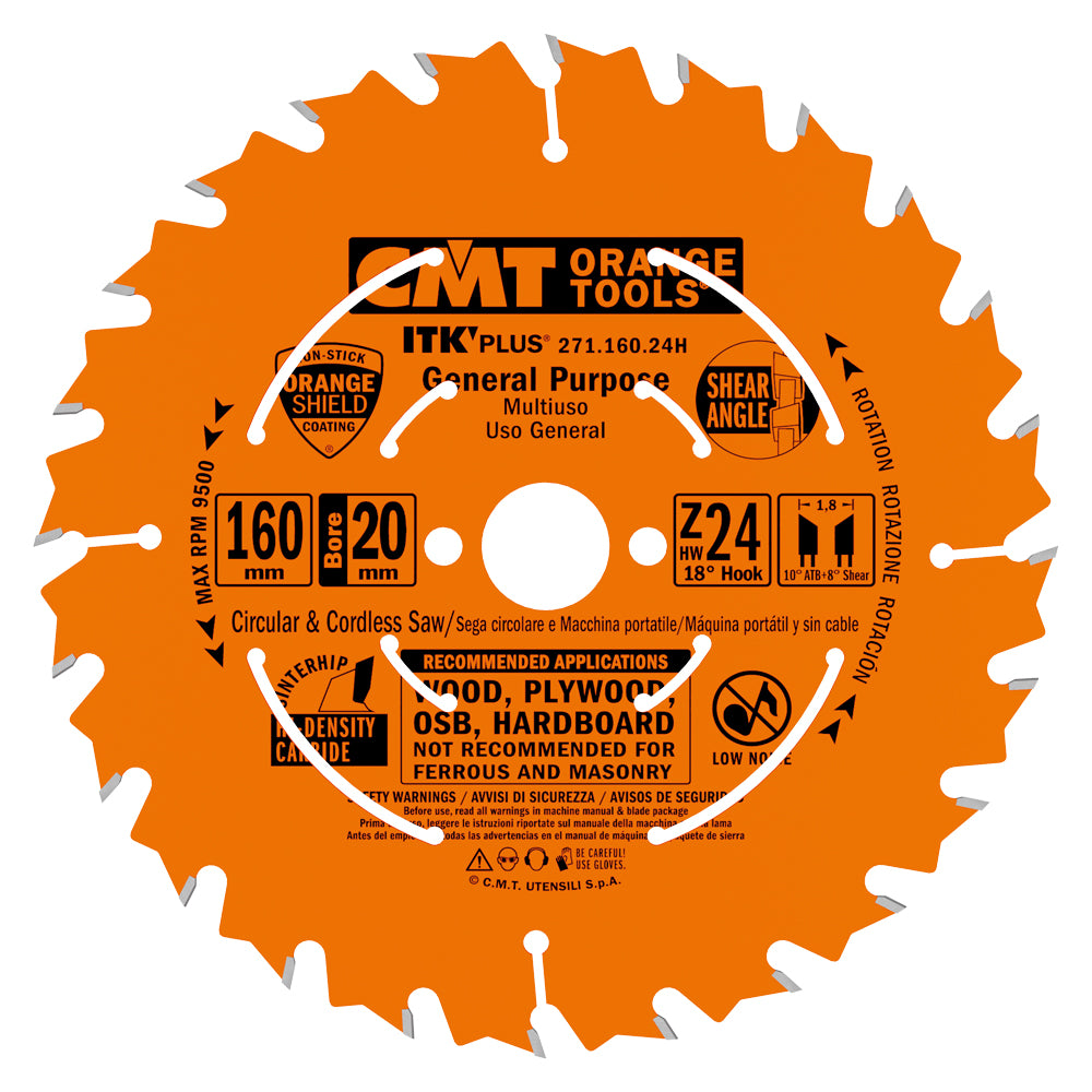 CMT 271.165.24H FAST FRAMING 6-1/2”x20mm(+5/8”)  T=24 ATB+SHEAR
